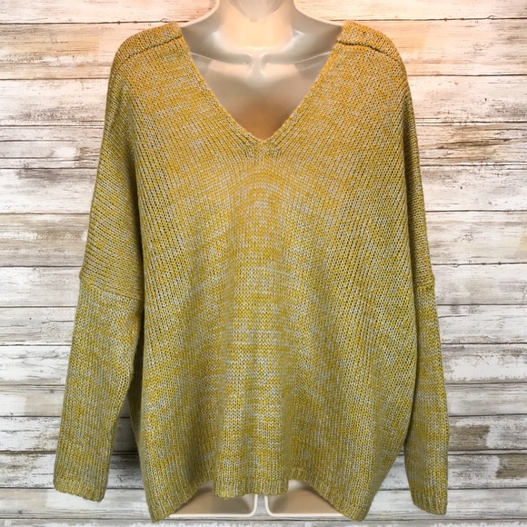 Cecico oversized v neck front/back sweater sz S - Picture 4 of 6